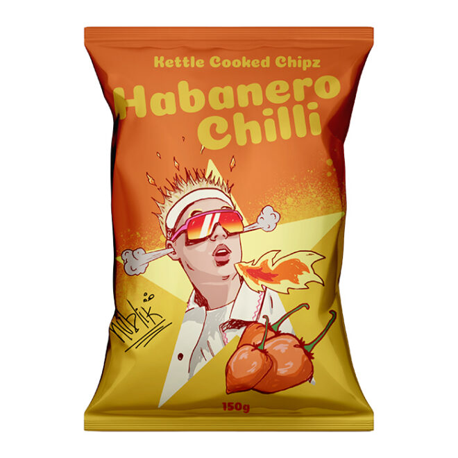 STARCHIPZ Nublu kartulikrõpsud Habanero-Tšilli 150g 