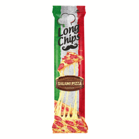 Long Chips Potato Whip Salami Pizza Flavoured 75g 