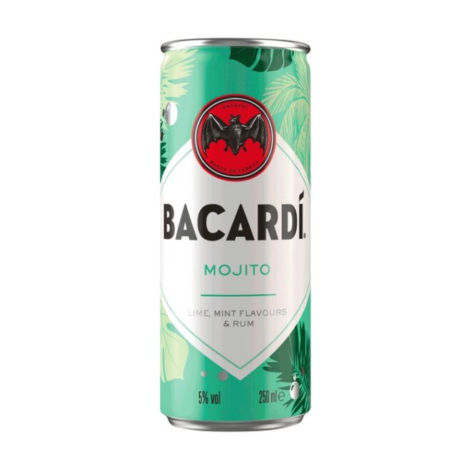 Bacardi Mojito 5% 0,25L purk!!!!