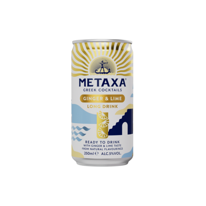 Metaxa Ginger & Lime Long Drink 5% 0,25L Purk