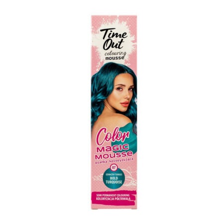 Time Out Juukseid värviv vaht "Bold Turquise" 75ml