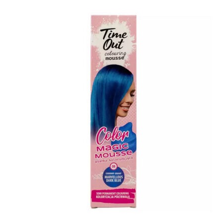 Time Out Juukseid värviv vaht "Marvellous Dark Blue" 75ml