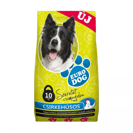 EuroDog Kuivtoit koertele kanaliha ja vitamiinidega 10kg