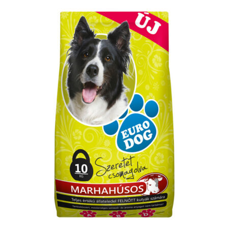 EuroDog Kuivtoit täiskasvanud koertele veiselihaga 10kg