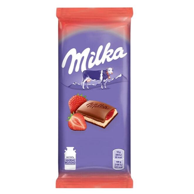 Milka Maasikakreemiga 90g