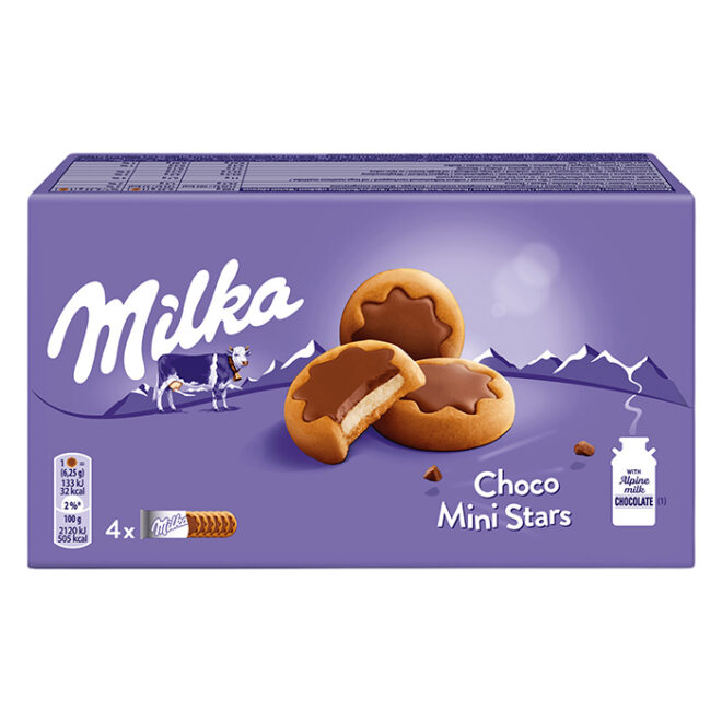 Milka küpsised Mini Stars 150g