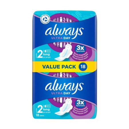 Always Ultra Long DUOPACK hügieenisidemed 18tk