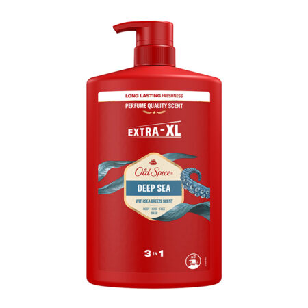Old Spice Dušigeel & Šampoon 3in1 "Deep Sea" 1000ml