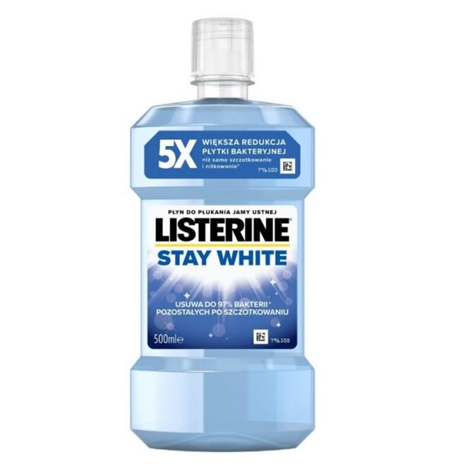 Listerine Suuvesi Stay White 500ml