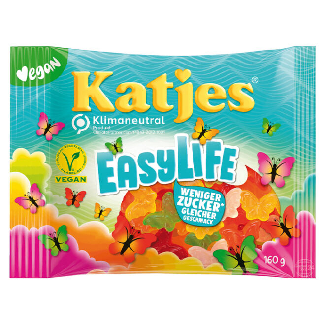 Katjes Easylife hapud kummikommid 160g