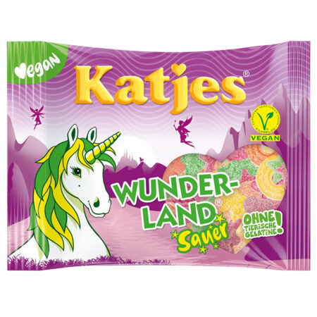 Katjes hapud kummikommid "Wunderland" 175g