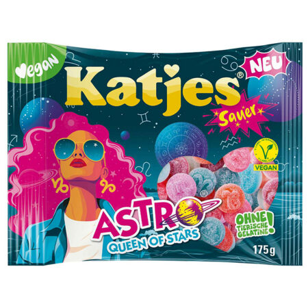 Katjes kummikommid Astro Queen of Stars 175g