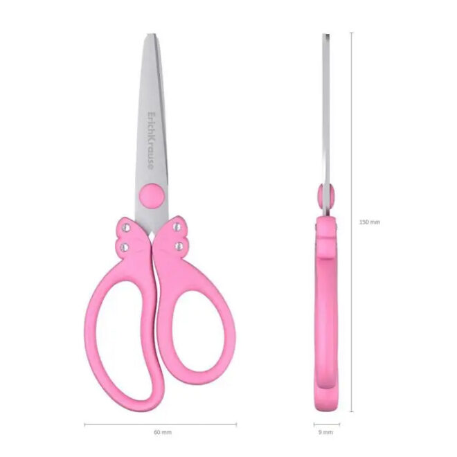 Käärid 15 cm Glance, ümar ots, assortii riputuspakis