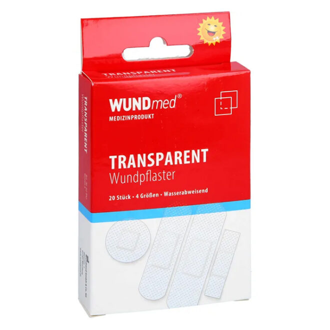 Wundmed Plaaster Mix Läbipaistev 20tk