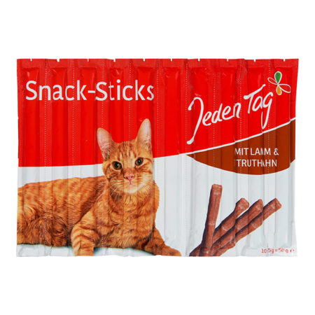 Jeden Tag Kasside Snäkk-pulgad lammas+kalkun 10tk
