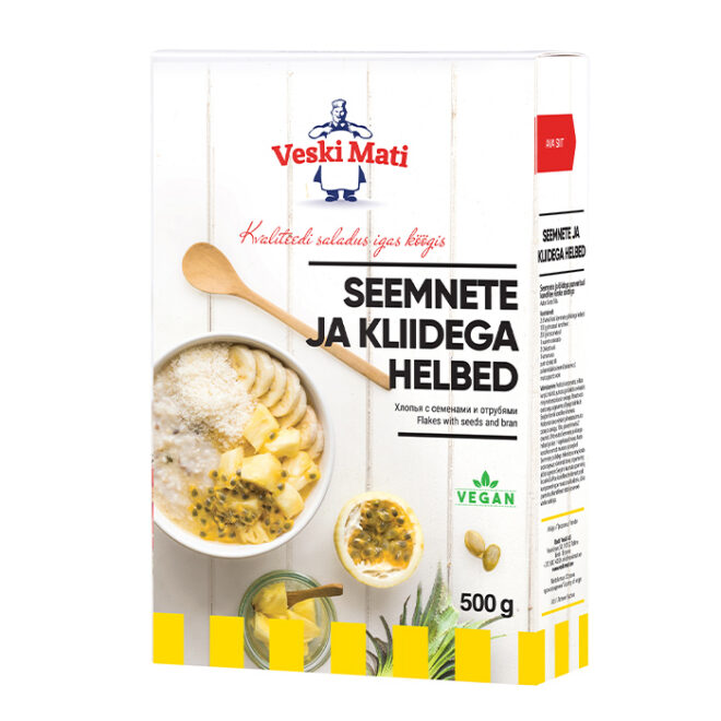 Хлопья Veski Mati с семенами и отрубями 0,5KG