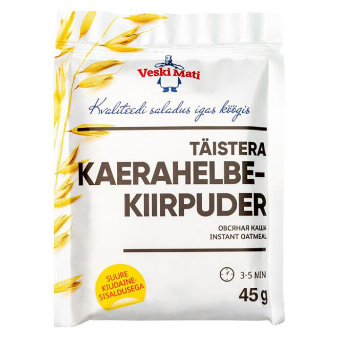 Veski Mati Цельнозерновая овсяная каша 45 г