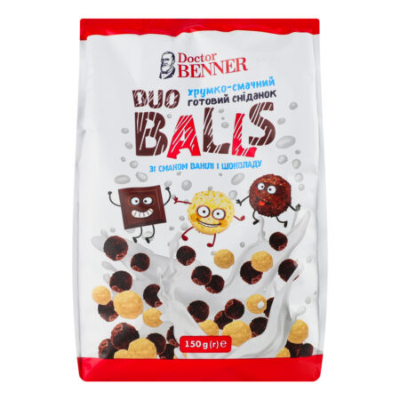 Dr.Benner hommikusöögihelbed Duo balls 150g