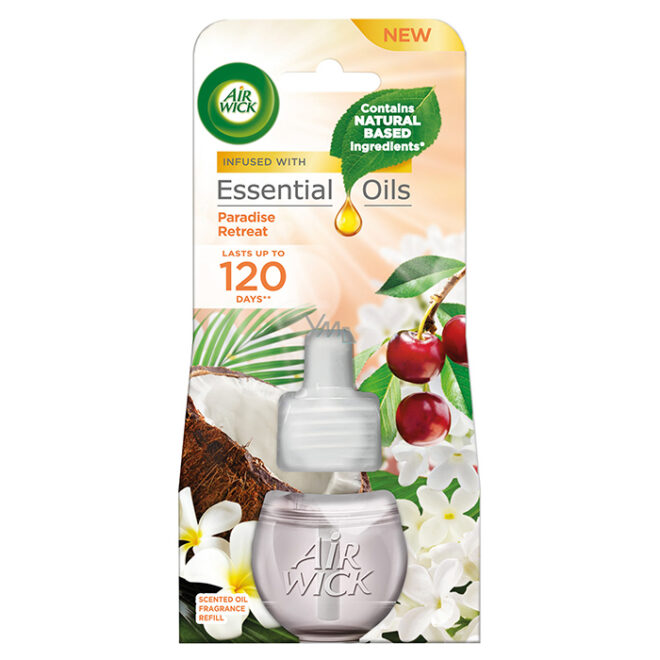 Airwick Elekrilise Õhuvärskendaja täide Paradise Retreat 19ml