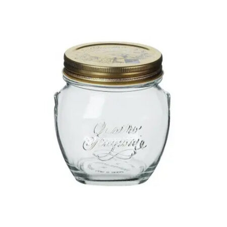 Klaaspurk kaanega Quattro 300ml