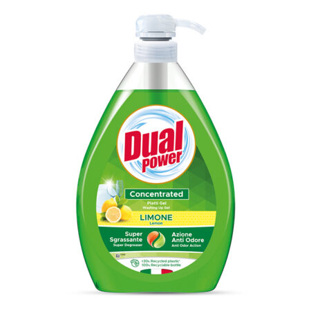 Dual Power Nõudepesugeel Lemon 1l