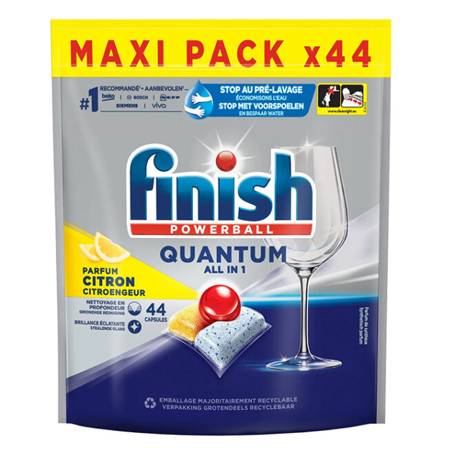 Finish Quantum Astianpesukone tabletit Lemon 44kpl