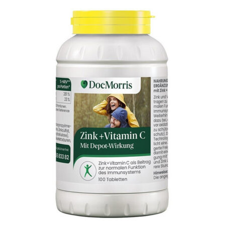 Doc Morris tsink+ vitamiin C, 100tk,130g