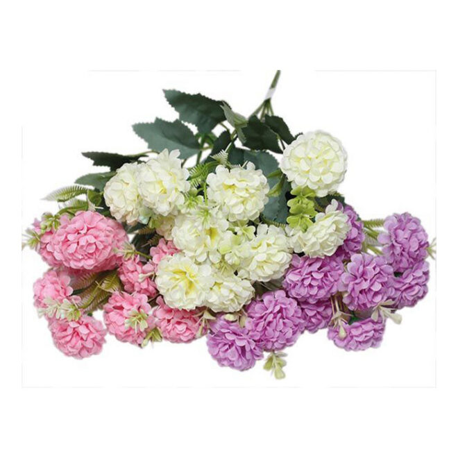 Kunstlillede valik Krüsanteem, Hortensia & Päevalill 1tk