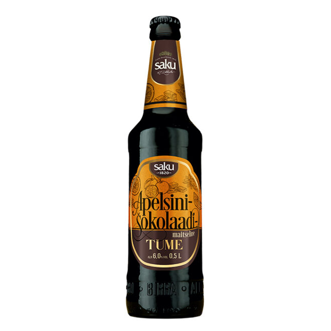 Saku Apelsini-Šokolaadi Tume 0,5L Bottle