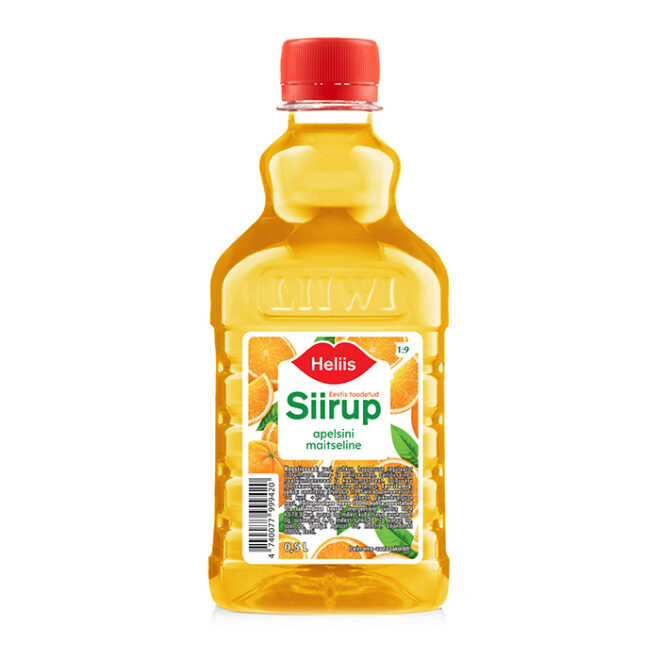 HELIIS Apelsinimaitseline siirup 1.5L
