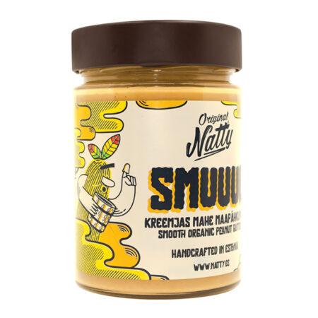Natty "Smuuud" kreemjas mahe maapähklivõie 333g