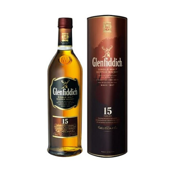 Glenfiddich 15YO 40% 0.7L Tube