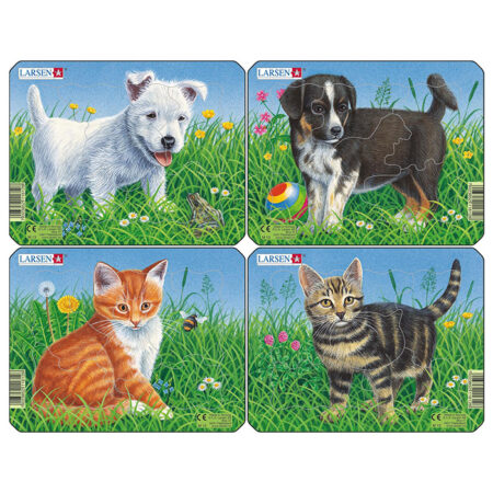 Larsen Puzzle Koerad, kassid MINI