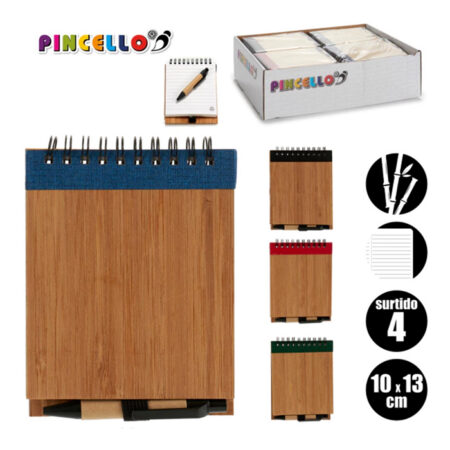 Pincello märkmik bambusest