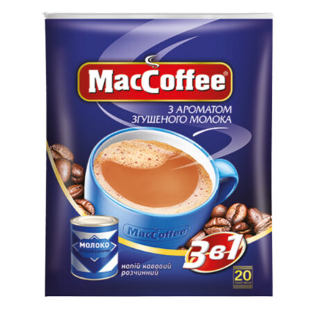 MacCoffee kondenspiimaga 3in1 lahustuv kohvijook 18g