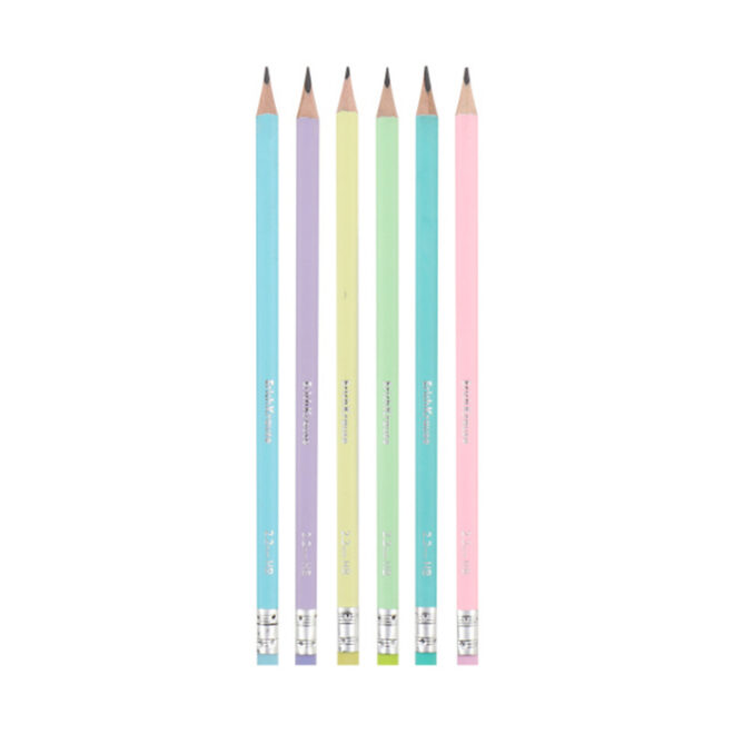 Harilik pliiats kolmnurkne kummiga Pastel HB (42)