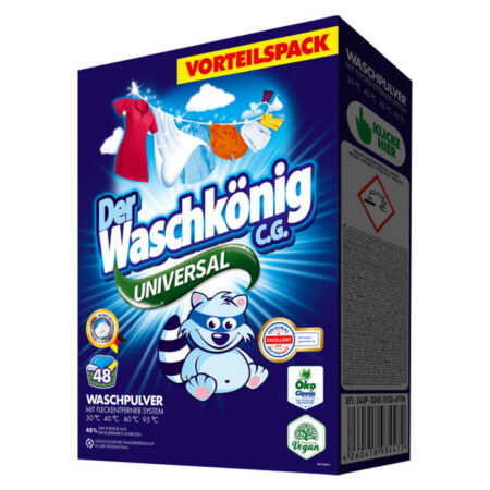 Wascköning pesupulber universaalne 2,88kg
