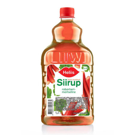 HELIIS Rabarberimaitseline siirup 1.5L