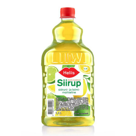 HELIIS Sidruni- ja laimimaitseline siirup 1.5L