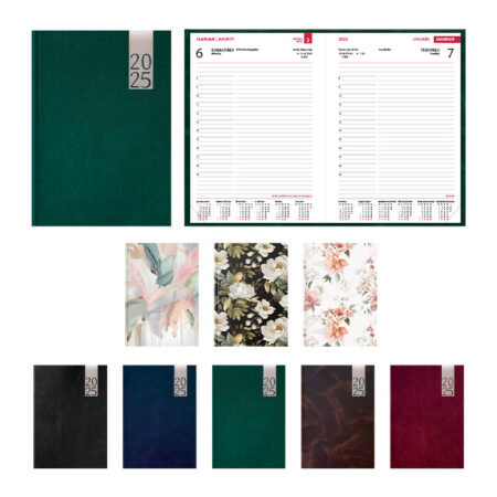 Päev A5, kõvaköide, lederiin kaaned