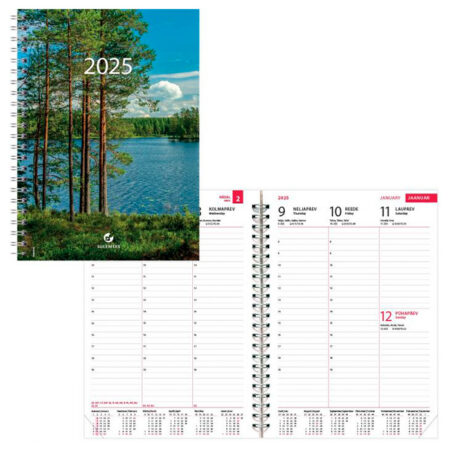 Boss Nädal A5 VERTIKAAL, spiraalköites SISU