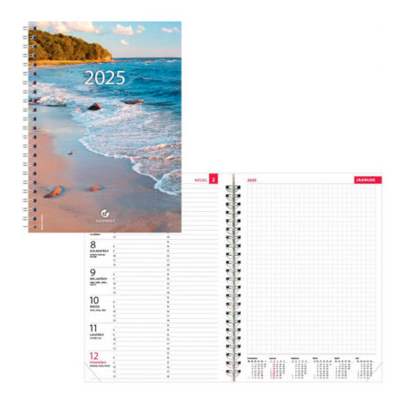 Boss Nädal A5 UNIVERSAAL, spiraalköites SISU