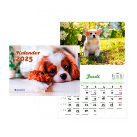 Kutsukalender, avatuna 240 x 330mm, klamberköide