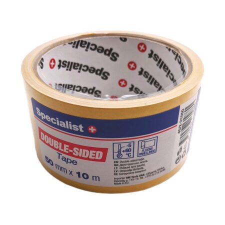 SPECIALIST+ kahepoolne teip, 50 mm x 10 m