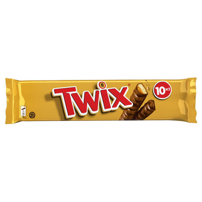Twix šokolaad 10-pakk, 500g