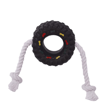 Bubu Pets koeramänguasi rehv nööriga 36cm