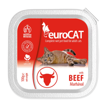 EuroCat Kasside märgtoit veisega 100g