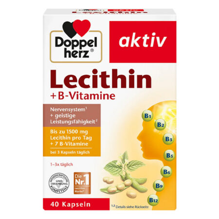 Doppelherz letsitiin + b-vitamiin 40 kps, 41,6 g