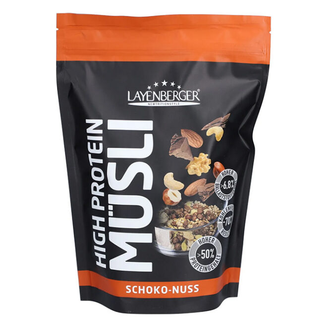 Layenbergeri kõrge proteiini saldusega müsli, 300g
