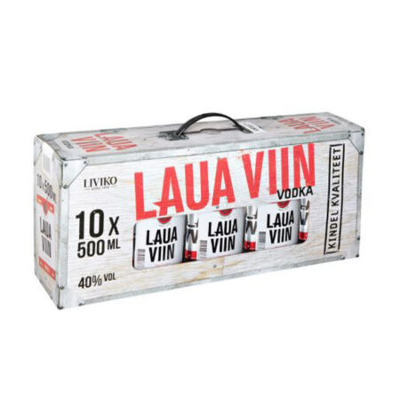 Laua Viin 40% 10x0,5 L Pet kohver
